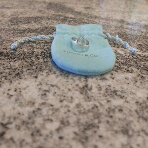 Tiffany & Co. Paloma Picasso 925 Silver Ring size 5.25 "Loving Heart"
